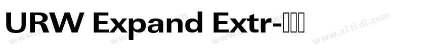 URW Expand Extr字体转换